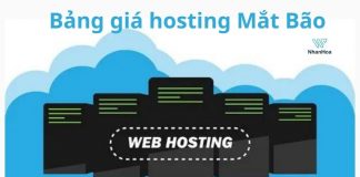 Bảng giá hosting Mắt Bão và những lưu ý khi chọn hosting