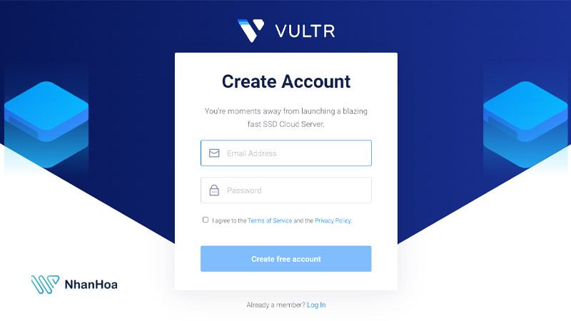 Dịch vụ hosting Vultr